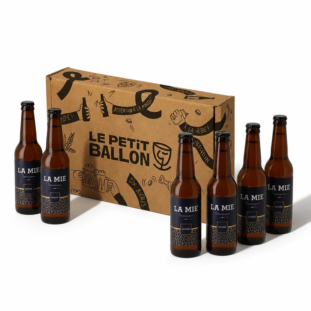 Coffret Sans Pression - 6 bouteilles La Mie Blonde