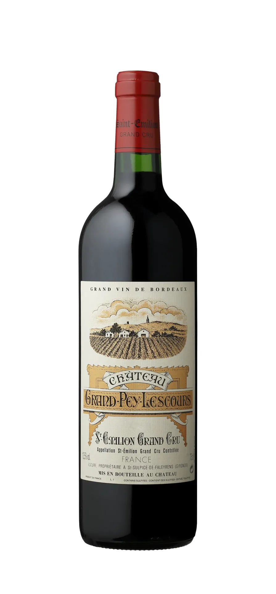 Château Grand Pey Lescours - Saint-Emilion Grand Cru - AOP Saint-Émilion Grand Cru - Rouge - 2018