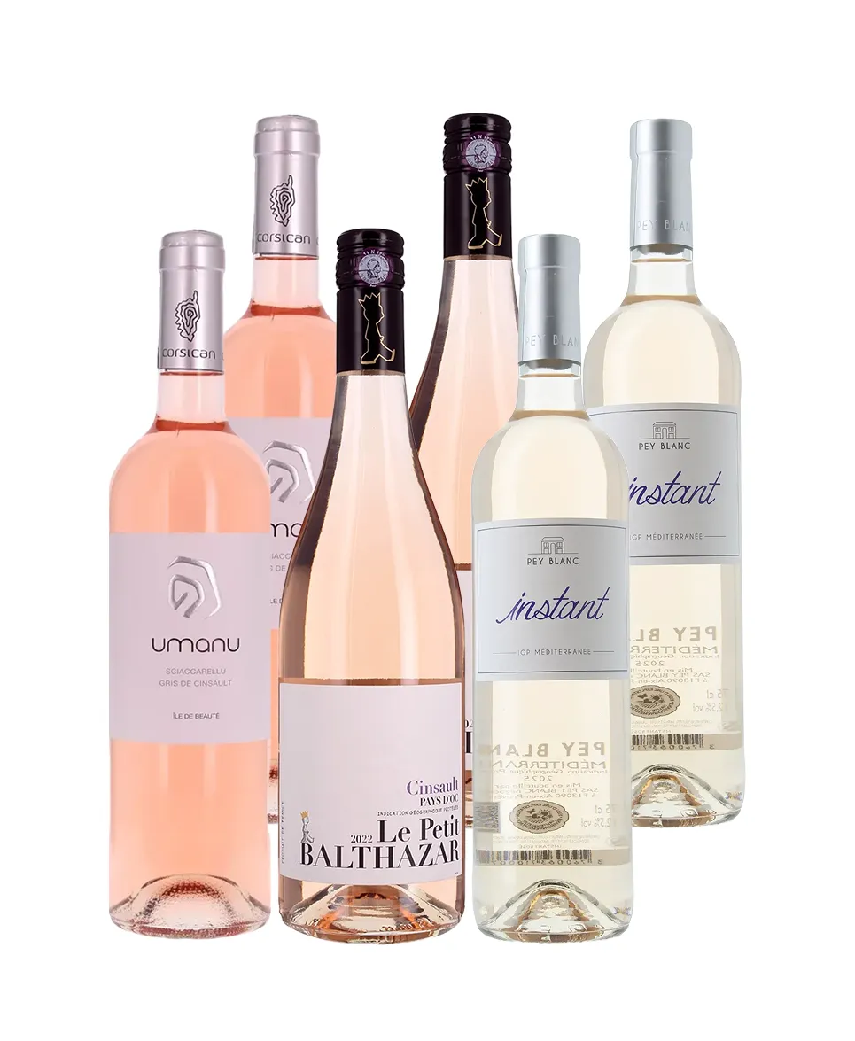 Sélection de rosés frais à petits prix - Rosé
