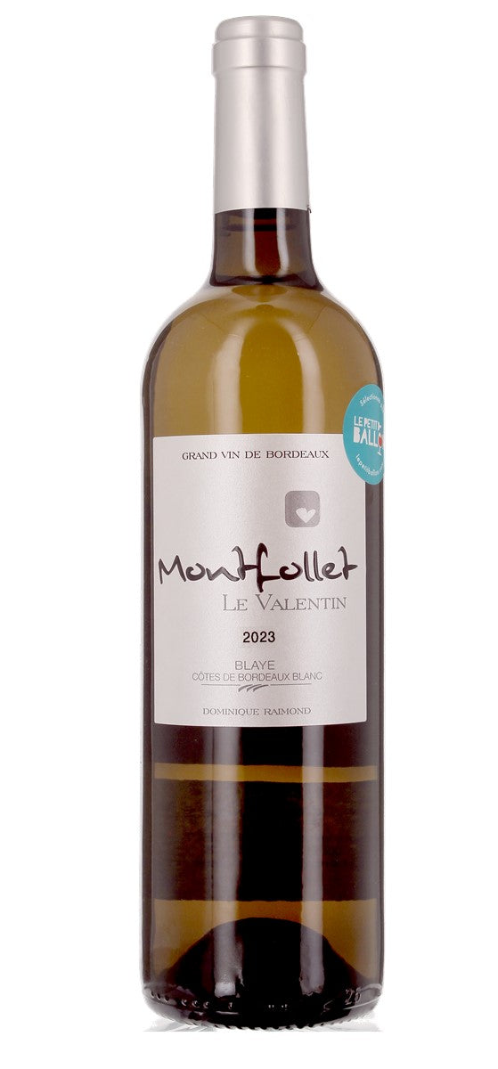 Château Montfollet - M de Montfollet - Le Valentin - AOP Blaye-Côtes-de-Bordeaux - Blanc - 2024