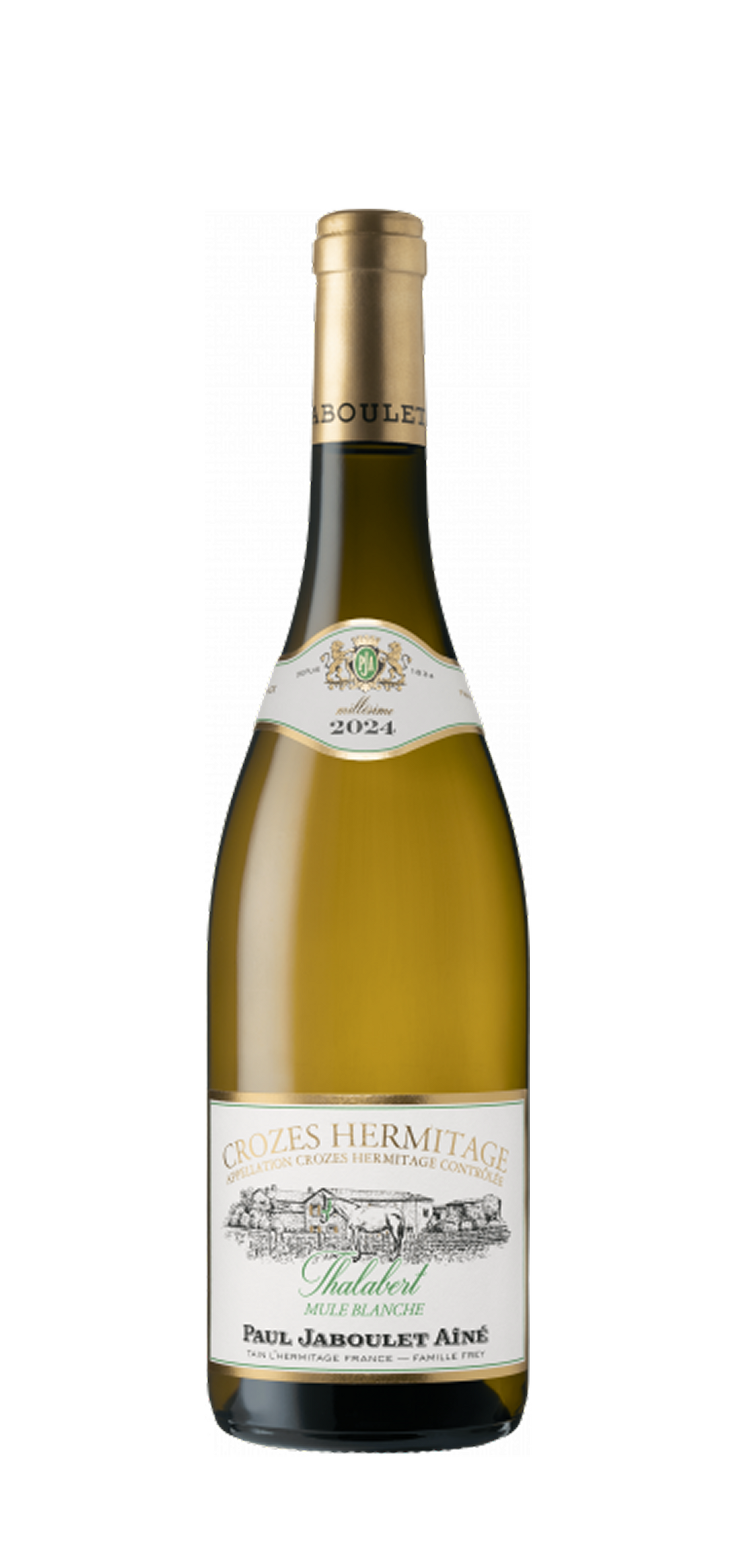 Domaine Paul Jaboulet Aîné - Domaine de Thalabert, Mule Blanche - AOP Crozes-Hermitage - Blanco - 2024
