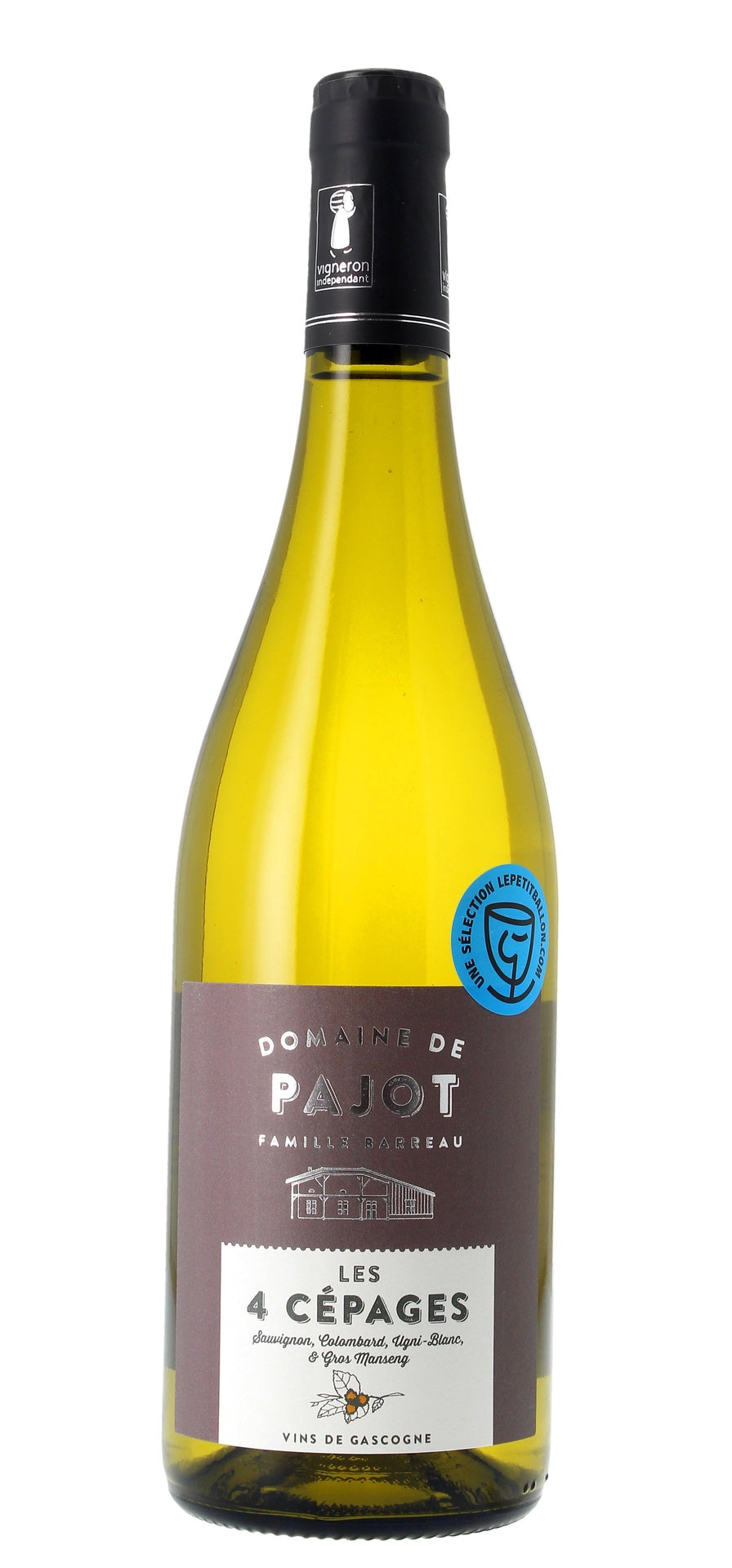 Domaine de Pajot - Les 4 cépages  - IGP Côtes de Gascogne - Blanc - 2025