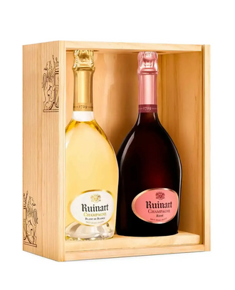 Champagne Ruinart - Estuche dúo Blanc de Blancs y Rosé
