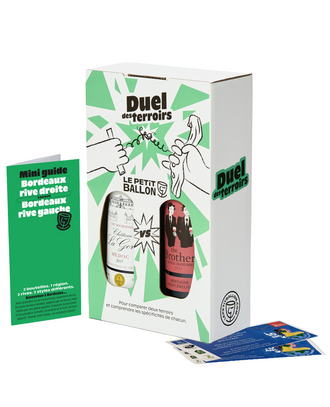 Caja duelo de terruños Burdeos