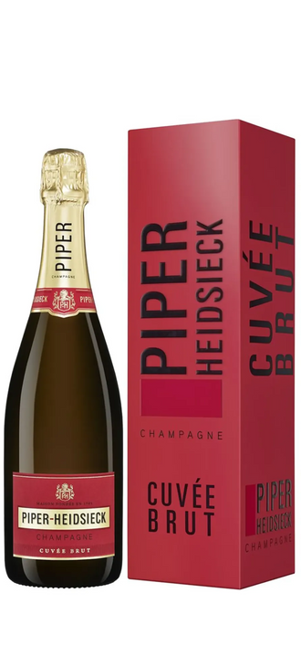 Champagne Piper-Heidsieck - Cuvée Brut - & estuche - Blanco