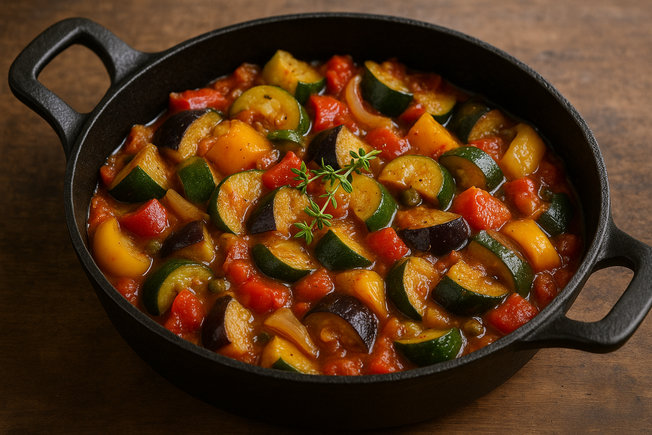Plato de ratatouille